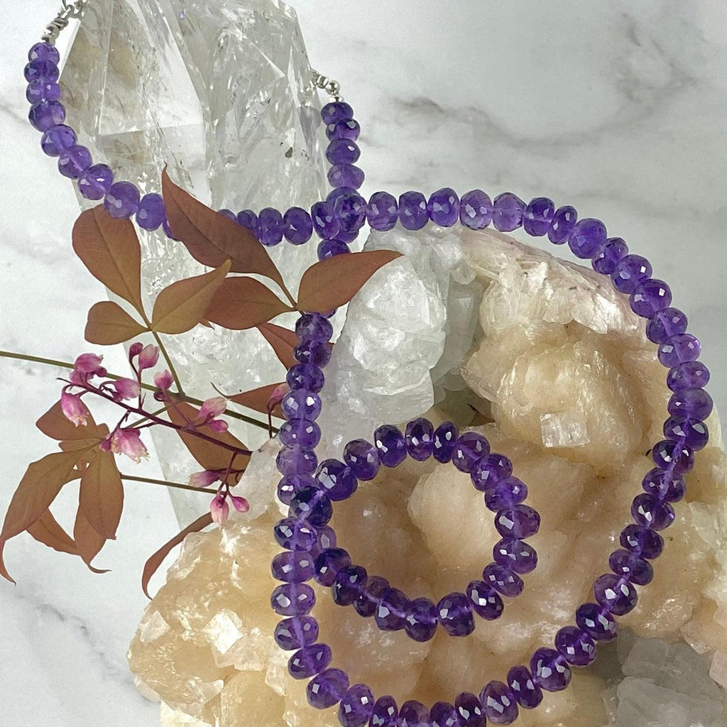 Amethyst Bead Necklace