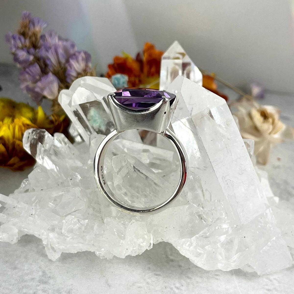 Amethyst Sterling Silver Ring