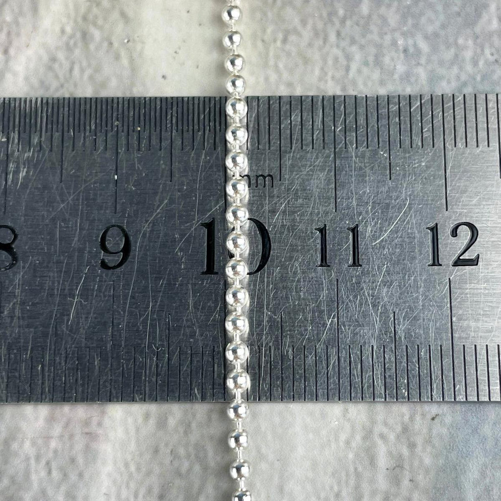 Silver Ball Necklace Chain