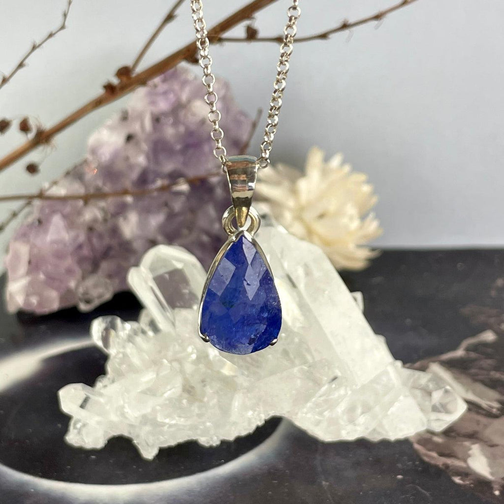 Tanzanite Sterling Silver Necklace