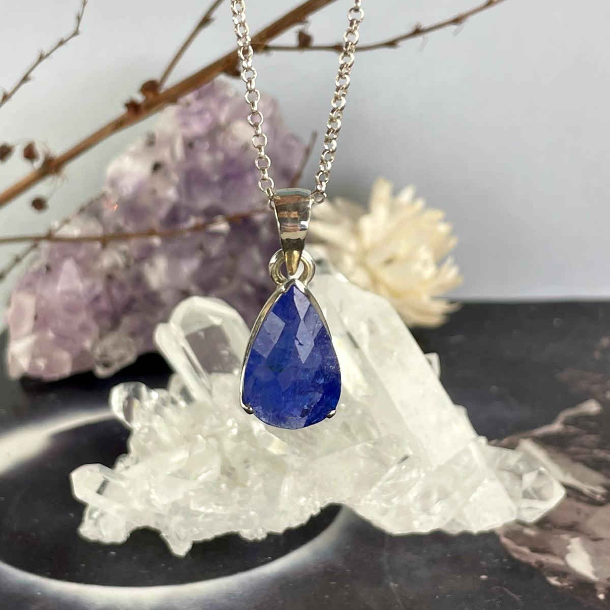 Tanzanite Sterling Silver Necklace