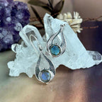 Labradorite Sterling Silver Earrings