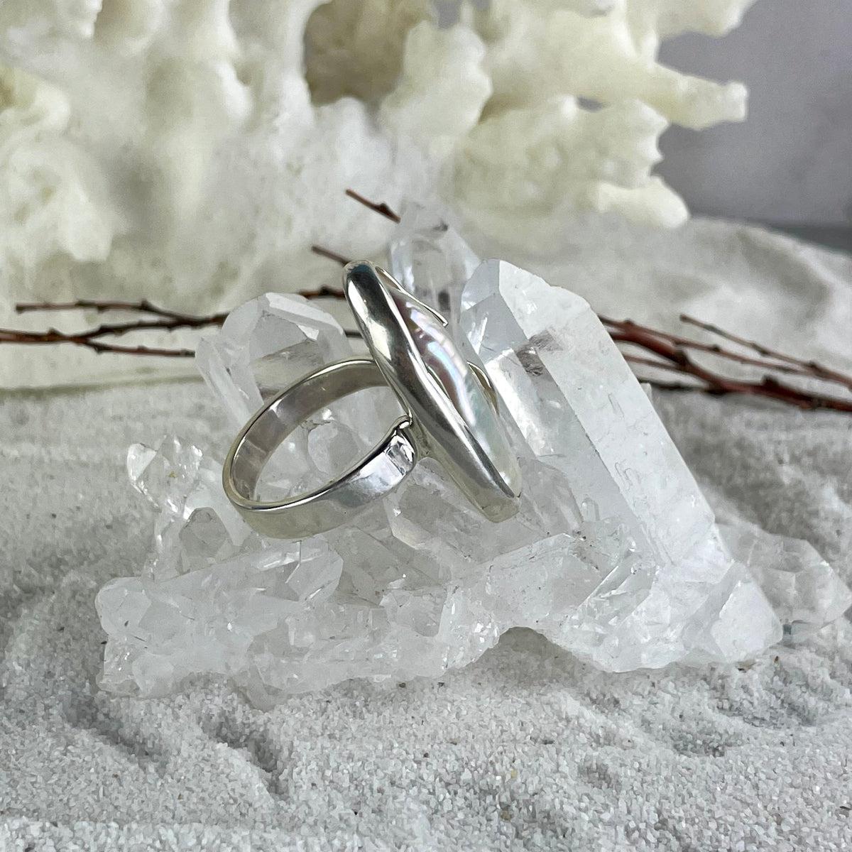 Pearl Baroque Adjustable Size Rings
