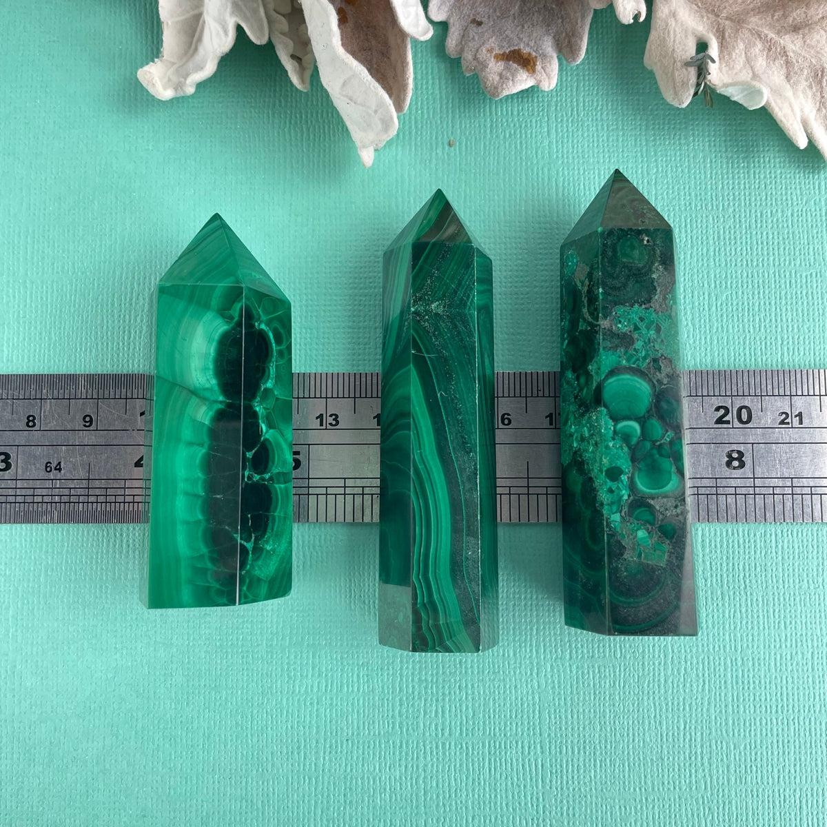 Malachite Crystal Wand