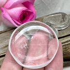 Clear Quartz Palm Stone