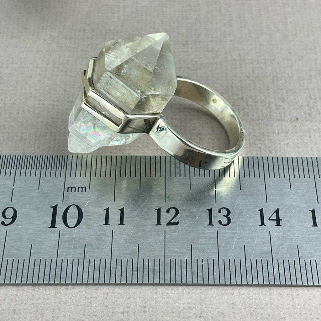 Hand Mined Quartz Ring