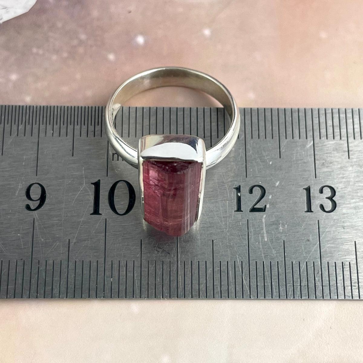 Women's Pink Crystal Ring