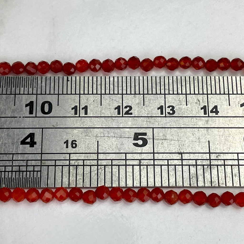 Carnelian Crystal Beaded Necklace