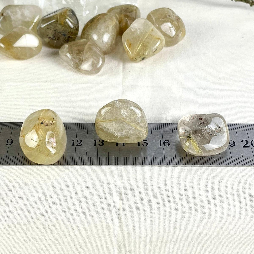 Golden Rutile Polished Crystal