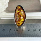 Chunky Amber Ring