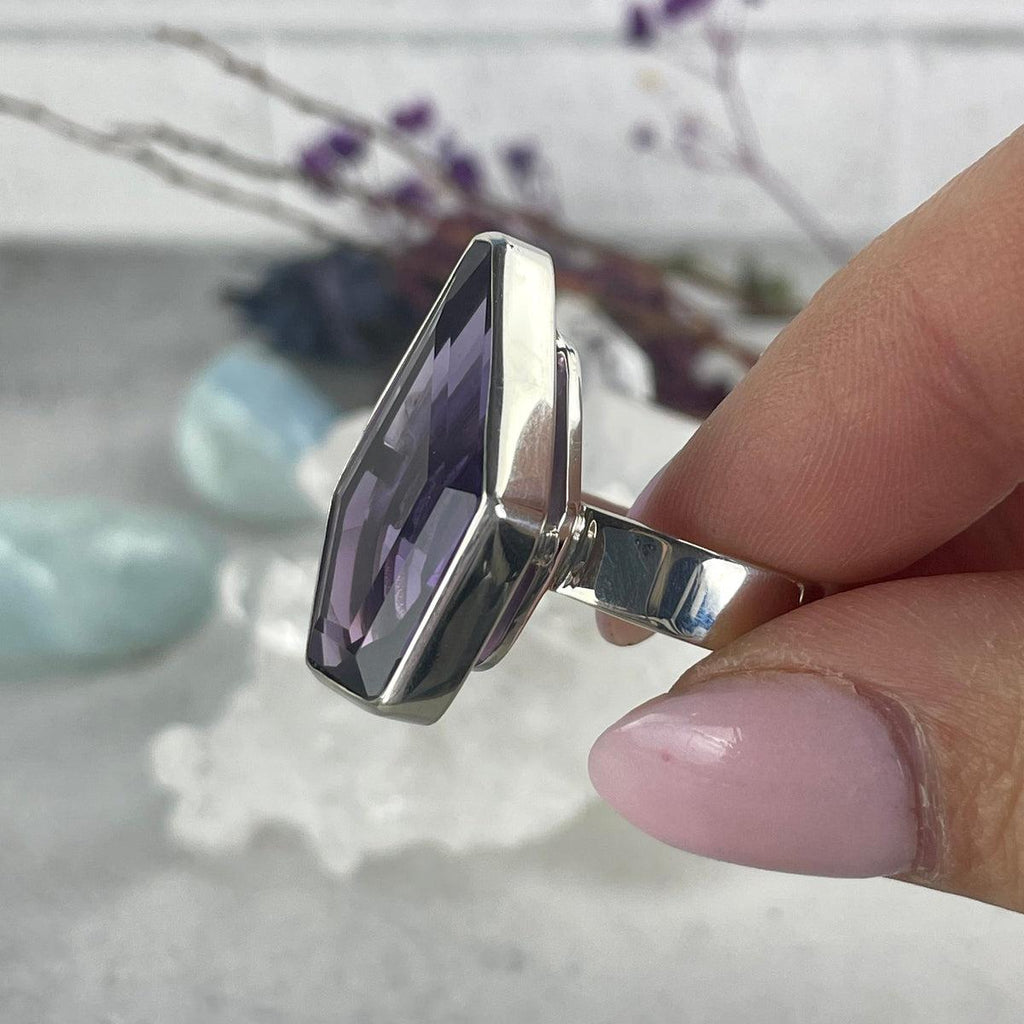 Amethyst Odd Shape Ring