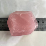 Rose Quartz Faceted Crystal