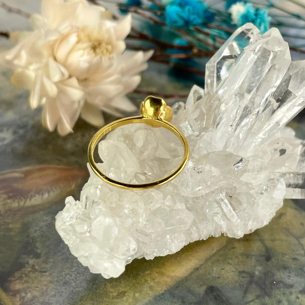 Gold Flower Ring