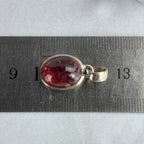 Pink Stone Sterling Silver Necklace
