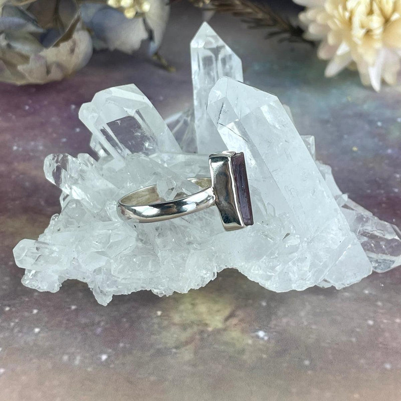 Rare Crystal Bar Ring