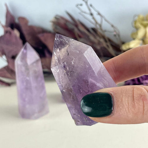 Smoky Amethyst Crystal Point