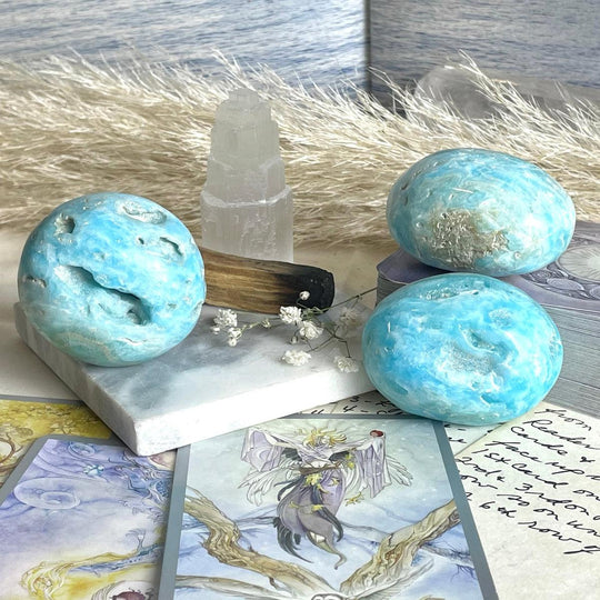 Caribbean Calcite Palm Stone