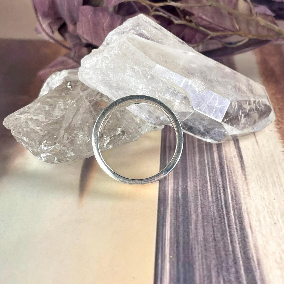 Men's Silver Wedding Ring