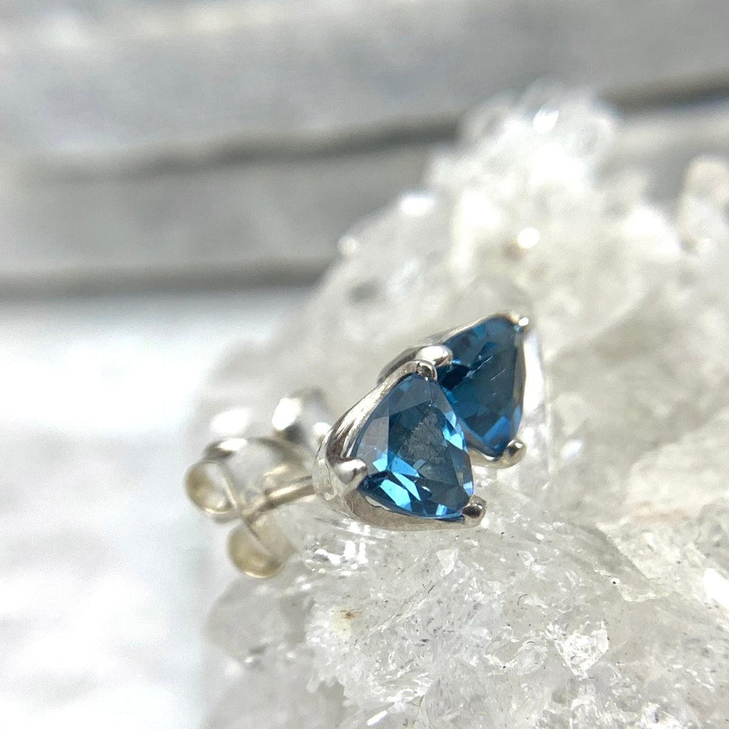 Swiss Blue Topaz Earrings