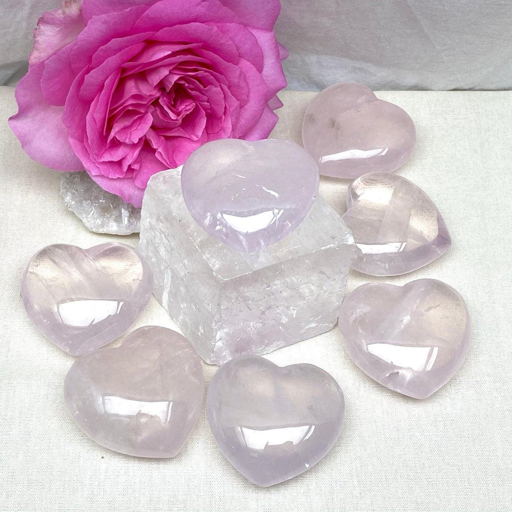 Rose Quartz High Grade Heart