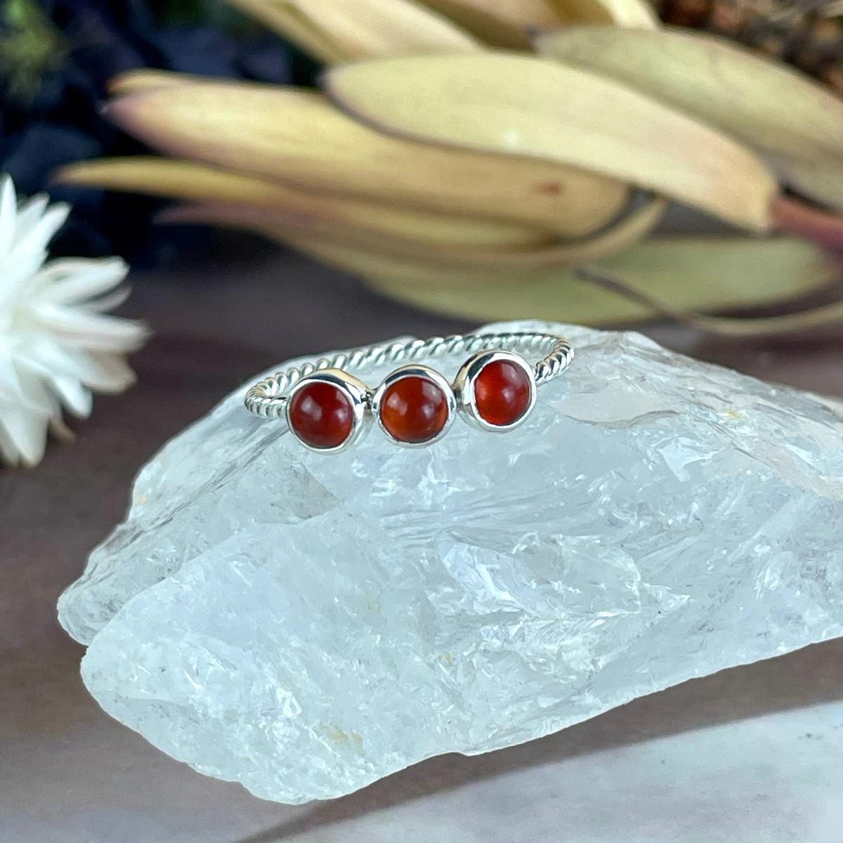 Classic Cherry Amber Ring