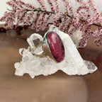 Large Size Rhodonite Ring