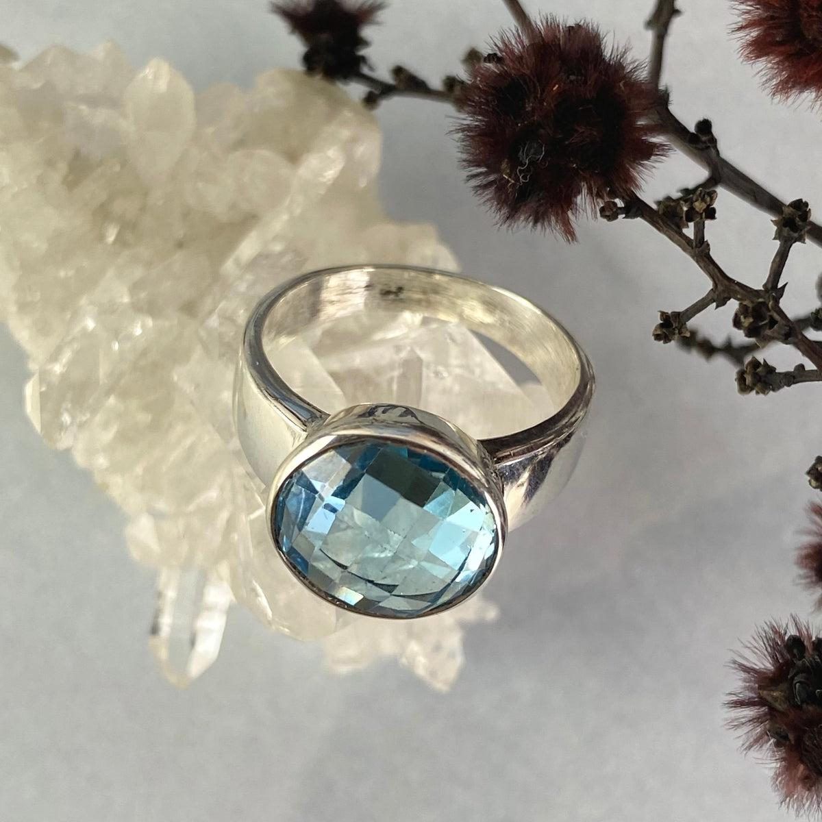 Topaz Silver Ring