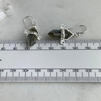 Labradorite Crystal Bar Earrings