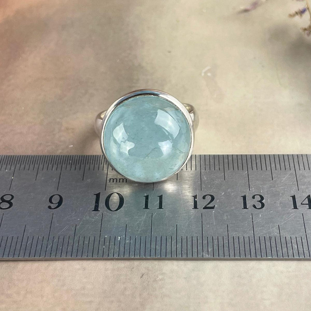 Large Size Aquamarine Ring