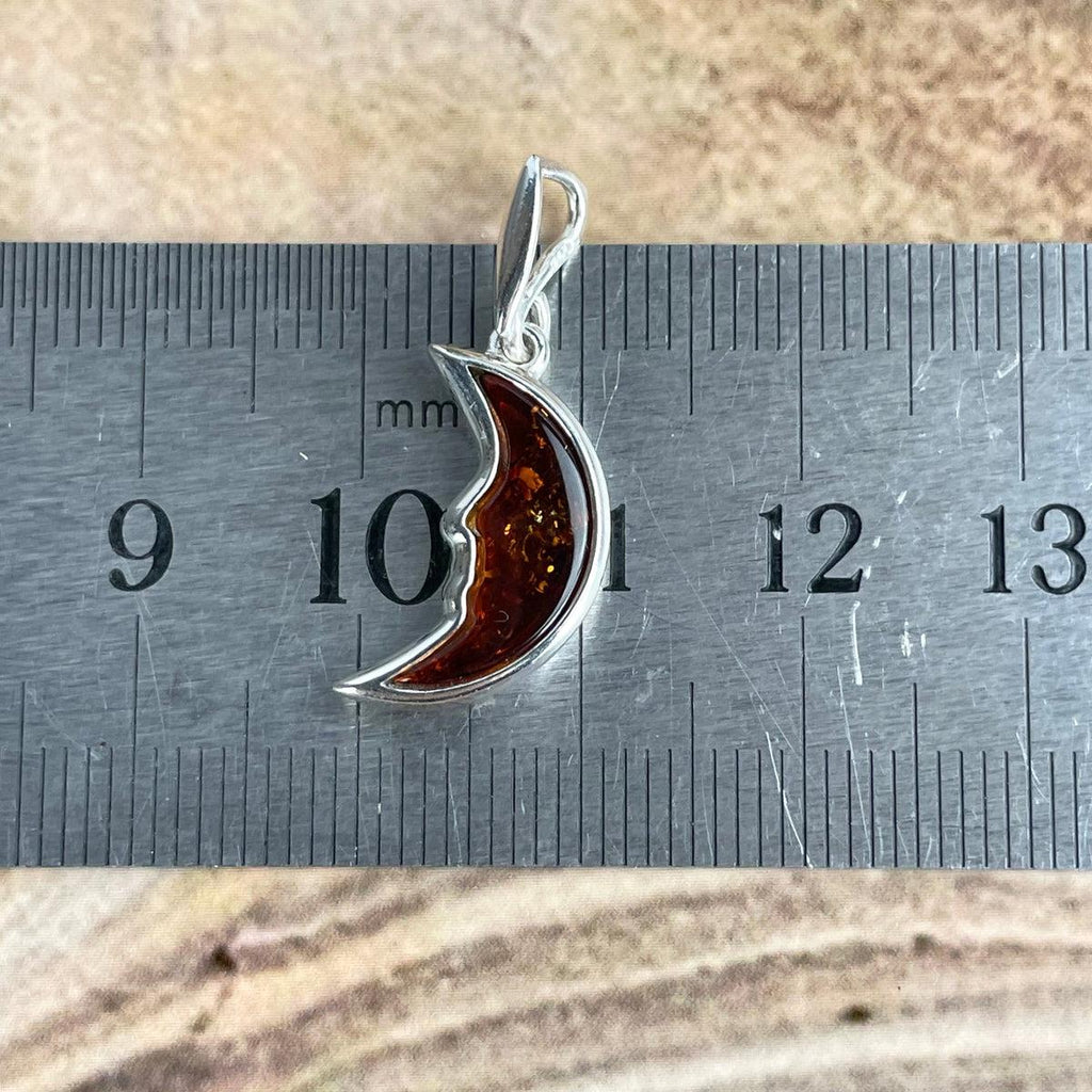 Baltic Amber Lunar Pendant