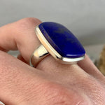 Lapis Lazuli Square Ring