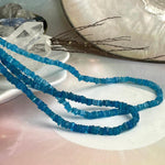 Dark Blue Apatite Beads