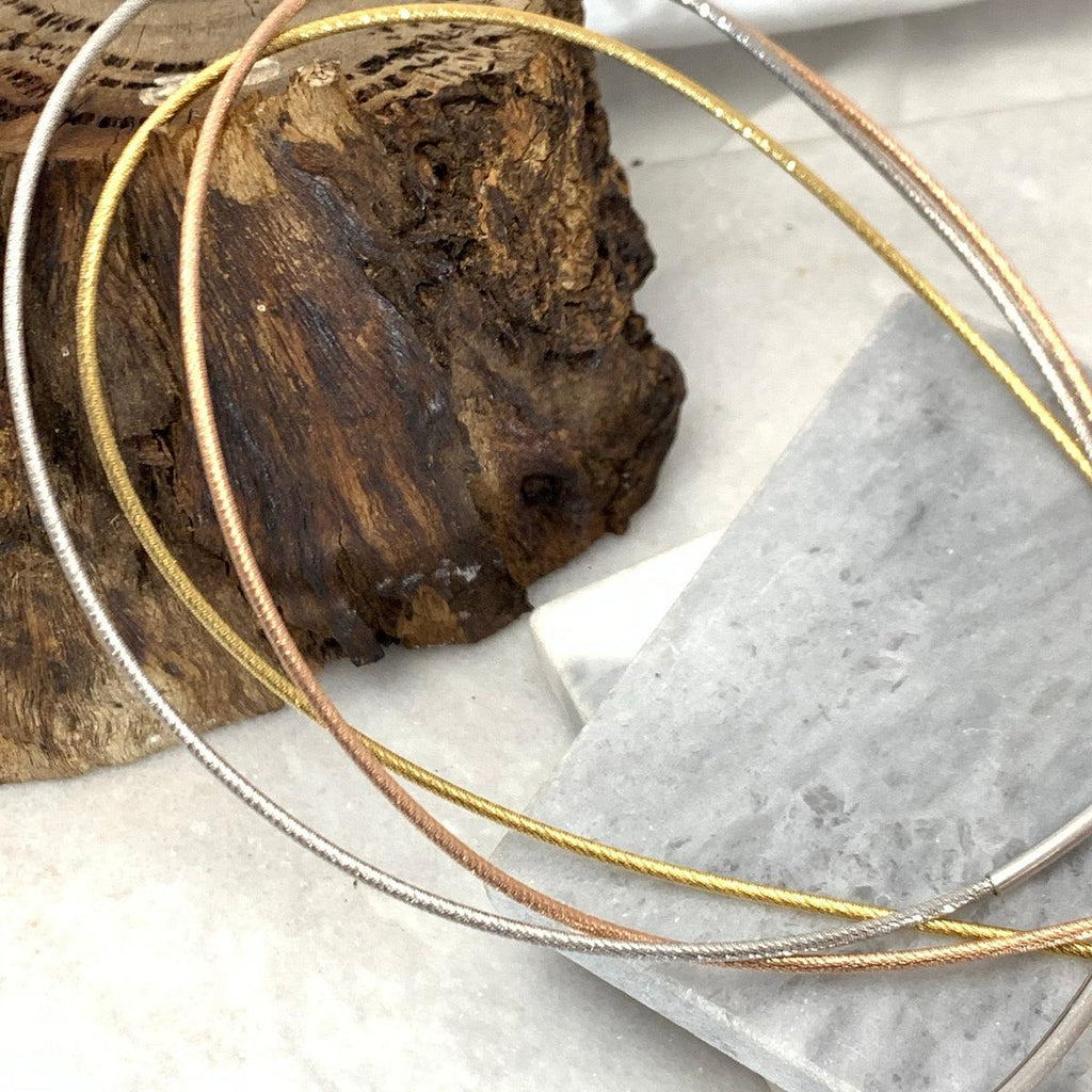 Cord Metal Necklace