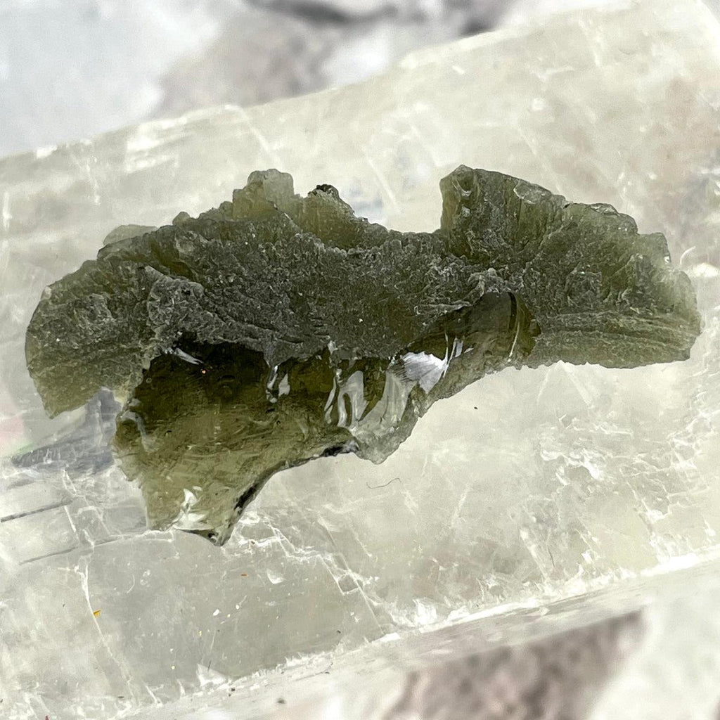 Authentic Moldavite Raw Pieces 3.4 - 4.43g