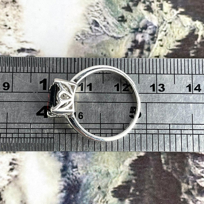 Garnet Renaissance Style Ring