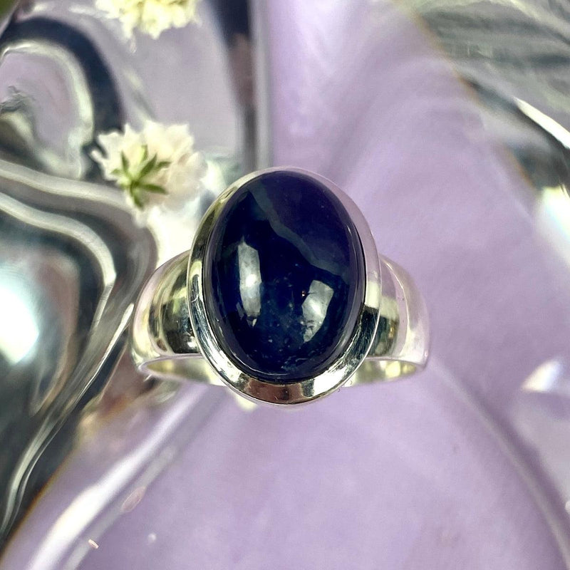 Polished Sapphire Ring