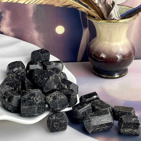Black Tourmaline Raw Pieces