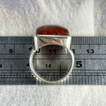 Men's Agate Silver Ring