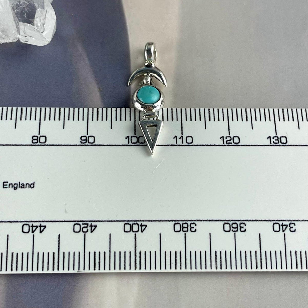 Turquoise Geometric Pendant