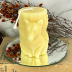 Beeswax Dog Candle