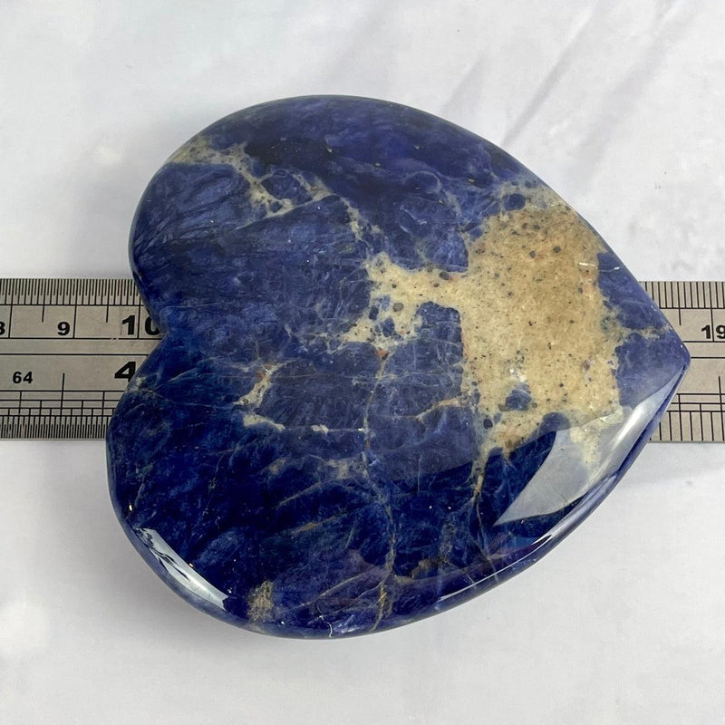 Large Blue Crystal Heart