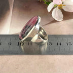 Pink With Black Stone Ring