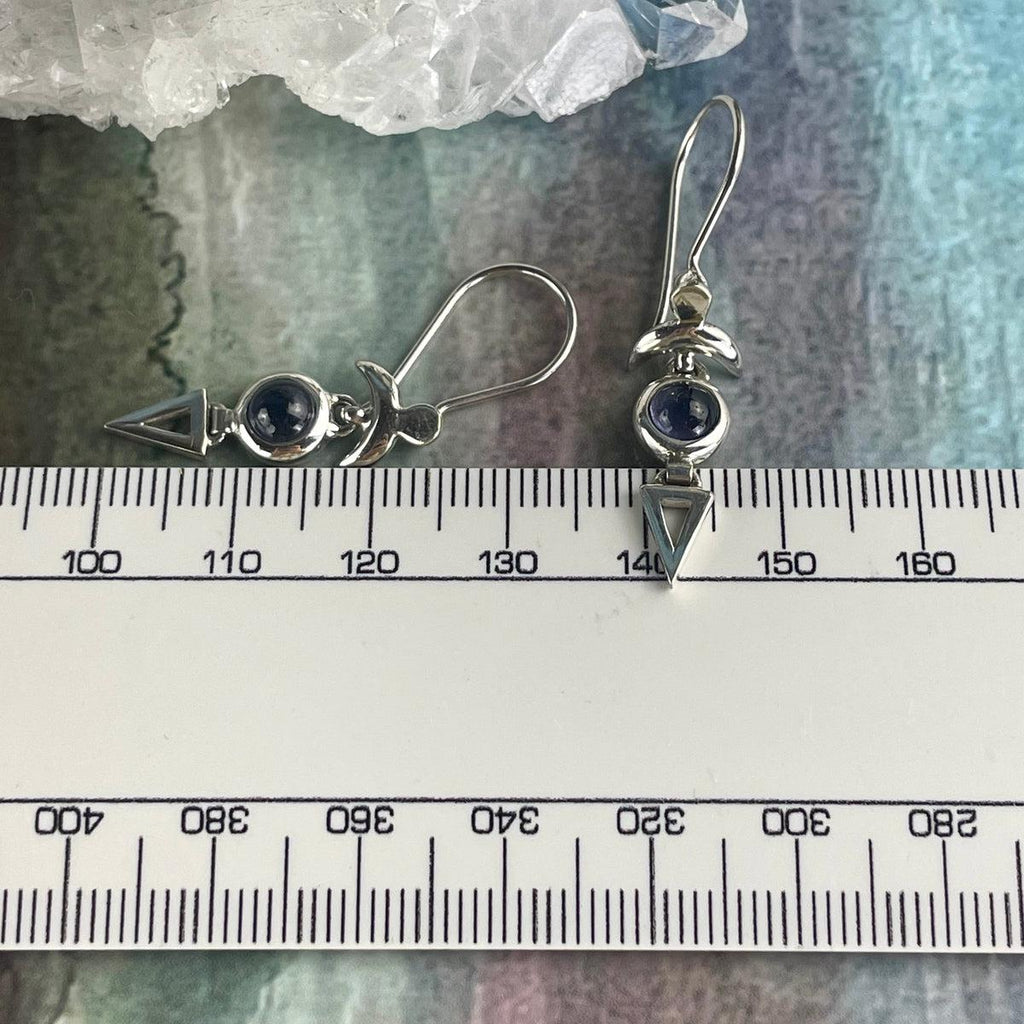 Blue Crystal Earrings