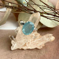 Aquamarine Oval Cut Ring