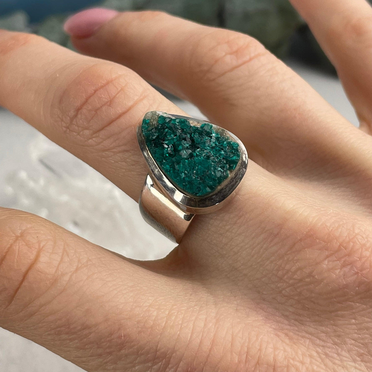 Rough Crystal Ring