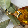 Amber Gold Pendant