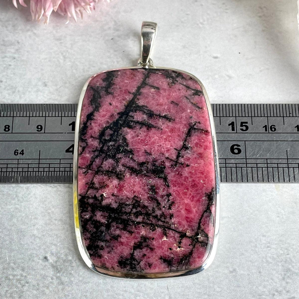 Bright Pink Gemstone Pendant