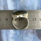 Labradorite Teardrop Ring