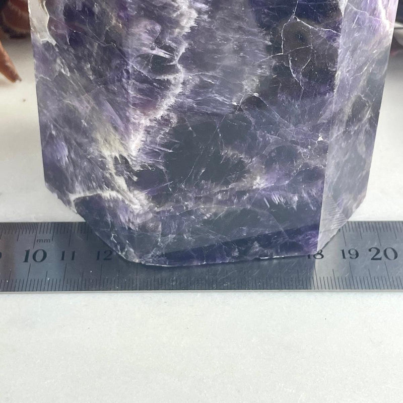 Purple And White Crystal