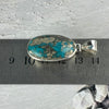 Turquoise With Pyrite Oval Pendant